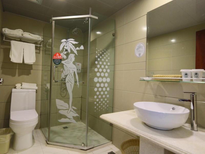 Greentree Inn Shanghai Pudong Airport Huaxia East Road Railway Station Shell Hotel Buitenkant foto