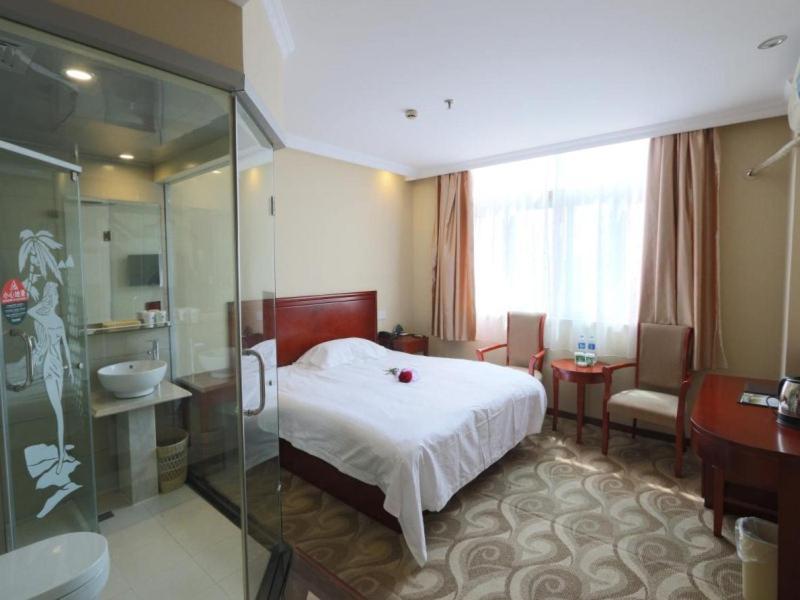 Greentree Inn Shanghai Pudong Airport Huaxia East Road Railway Station Shell Hotel Buitenkant foto