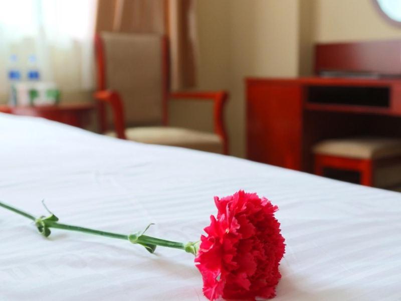 Greentree Inn Shanghai Pudong Airport Huaxia East Road Railway Station Shell Hotel Buitenkant foto