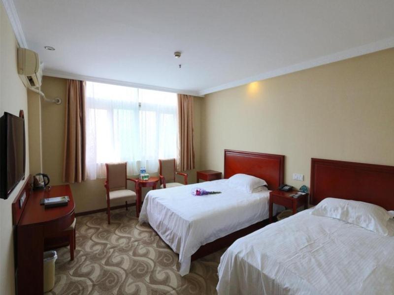 Greentree Inn Shanghai Pudong Airport Huaxia East Road Railway Station Shell Hotel Buitenkant foto