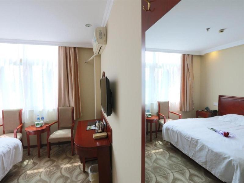 Greentree Inn Shanghai Pudong Airport Huaxia East Road Railway Station Shell Hotel Buitenkant foto