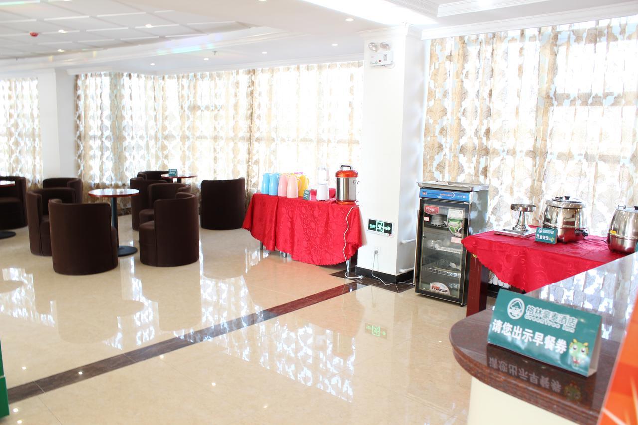 Greentree Inn Shanghai Pudong Airport Huaxia East Road Railway Station Shell Hotel Buitenkant foto